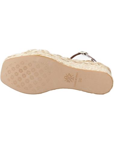 SANDALI CON ZEPPA POPA CB19101P BIANCO BLANCO