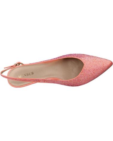 Zapatos de tacón per Donna MENBUR SALON COLOR MELOCOTON DE CORAL