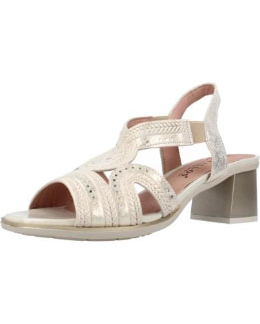 Woman Sandals PITILLOS - SANDALIA DE TACON PARA MUJER FABRICADA EN PIEL ORO