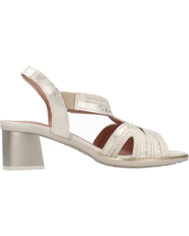 Woman Sandals PITILLOS - SANDALIA DE TACON PARA MUJER FABRICADA EN PIEL ORO