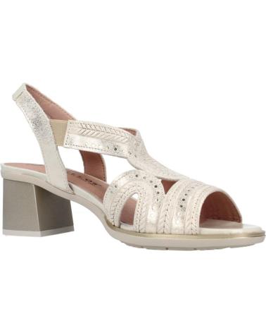 Woman Sandals PITILLOS - SANDALIA DE TACON PARA MUJER FABRICADA EN PIEL ORO