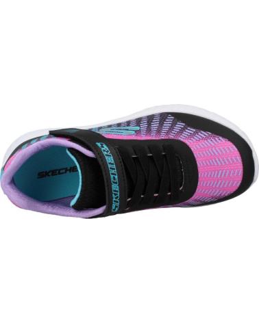 Sportivo per Bambina SKECHERS ZAPATILLAS NIA MICROSPEC PLUS 303532L NEGRO