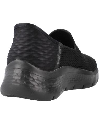 SKECHERS ZAPATILLA MUJER GO WALK FLEX-RELISH NEGRO