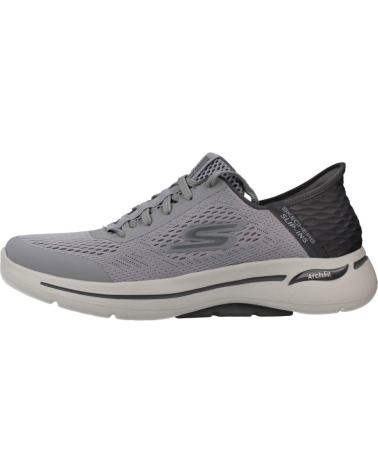 Man Zapatillas deporte SKECHERS SLIP-INS GO WALK ARCH FIT GRIS