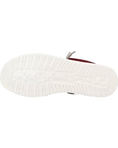 Zapatos de Hombre HEY DUDE MOCASINES DUDE WALLYSOXTRIPLE RED