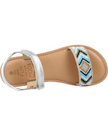 Sandalias de Niña MOD8 CAPEARLS PLATA