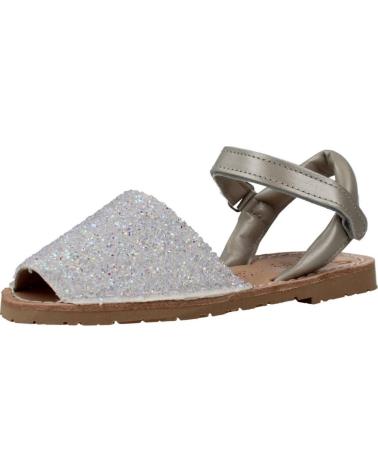 Sandalen für Mädchen RIA MENORCA IBICENCA PLATA