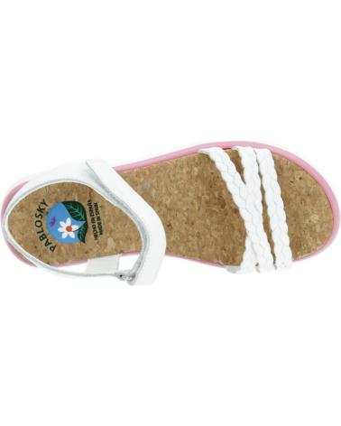 Sandalen für Mädchen PABLOSKY 422200P BLANCO