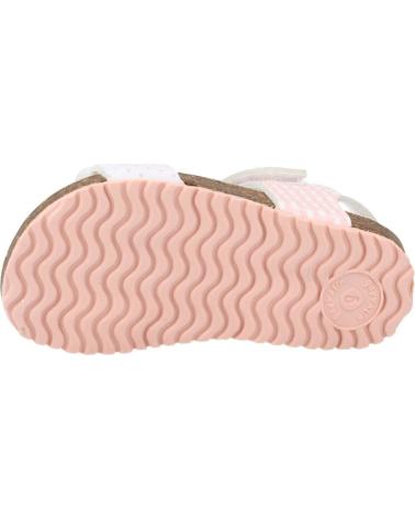 Sandali per Bambina GARVALIN SANDALIA VELCRO BLANCO Y ROSA