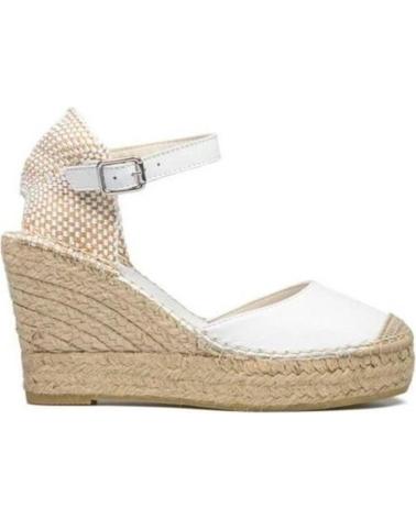 Sandalias de Mujer VIDORRETA ALPARGATA PIEL CUNA YUTE 8 CM 