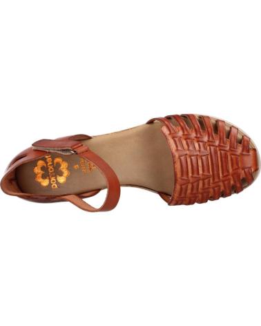 Sandalias de Mujer PORRONET CUNAS 2954 CUERO MARRóN