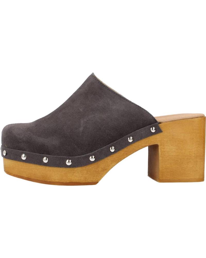 Zuecos de Mujer YELLOW ANDREA GRIS