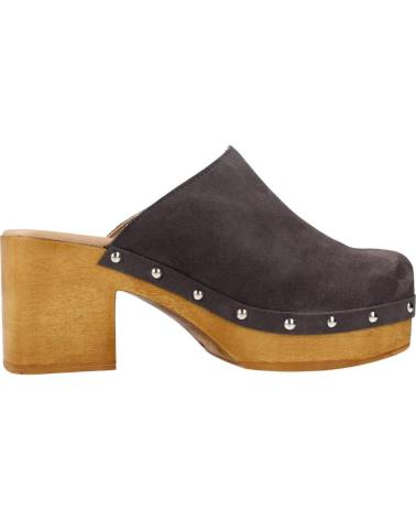 Zuecos de Mujer YELLOW ANDREA GRIS