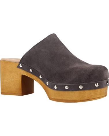 Zuecos de Mujer YELLOW ANDREA GRIS