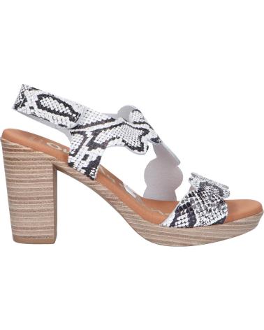 Sandálias de Mulher OH MY SANDALS 4728-RE1CO RETILE BLANCO COMBI