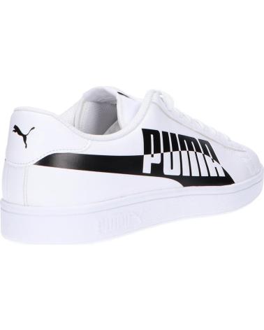 Zapatillas deporte de Mujer y Hombre PUMA 371135 SMASH V2 01 WHITE-BLACK