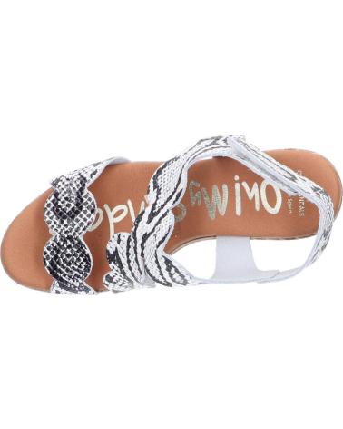 Sandalias de Mujer OH MY SANDALS 4728-RE1CO RETILE BLANCO COMBI