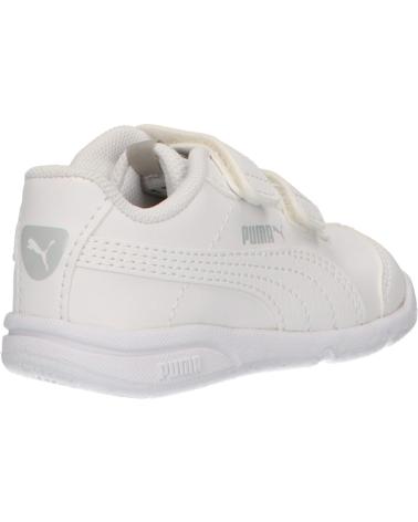 Deportivas de Niña y Niño PUMA 192523 STEPFLEEX 01 WHITE