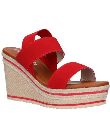 Sandálias de Mulher REFRESH 69619 TEXTIL ROJO