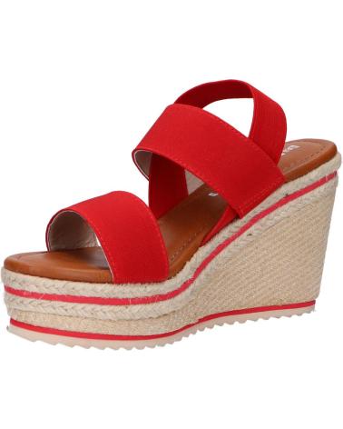 Sandálias de Mulher REFRESH 69619 TEXTIL ROJO