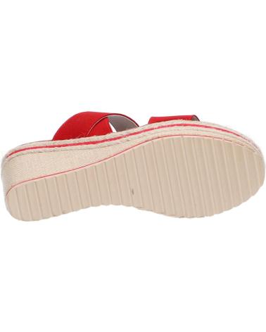 Sandálias de Mulher REFRESH 69619 TEXTIL ROJO