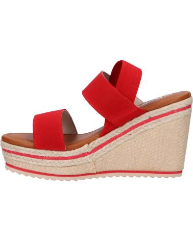Sandálias de Mulher REFRESH 69619 TEXTIL ROJO