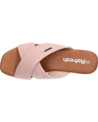 Sandalias de Mujer REFRESH 69629 TEXTIL NUDE