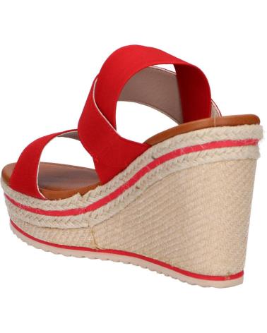 Sandálias de Mulher REFRESH 69619 TEXTIL ROJO