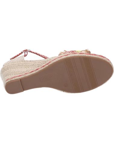 Sandálias de Mulher REFRESH 72246 TEXTIL ROJO