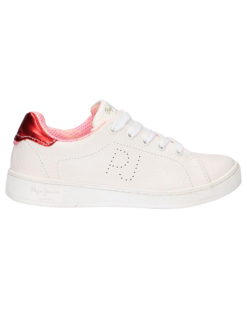 Sportschuhe für Damen und Mädchen PEPE JEANS PGS30337 BROMPTON FP 800 WHITE