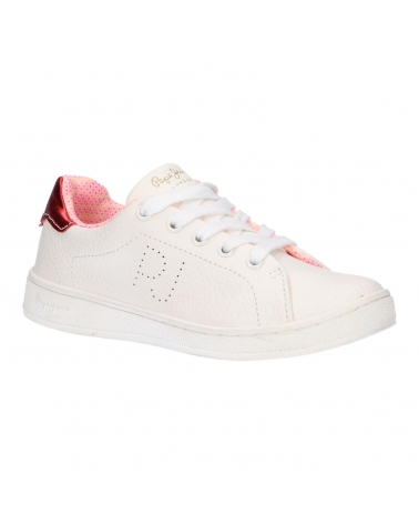 Sportschuhe für Damen und Mädchen PEPE JEANS PGS30337 BROMPTON FP 800 WHITE