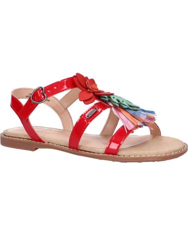 Sandalen für Damen und Mädchen PEPE JEANS PGS90120 ELSA FLOWER 255 RED