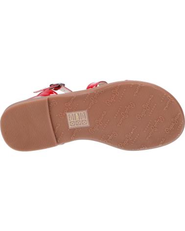 Sandalen für Damen und Mädchen PEPE JEANS PGS90120 ELSA FLOWER 255 RED