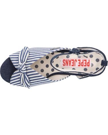 Sandales pour Femme PEPE JEANS PLS90390 YOGI BOW 000 DENIM