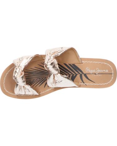 Woman Flip flops PEPE JEANS PLS90410 MALIBU LACES 099 GOLD