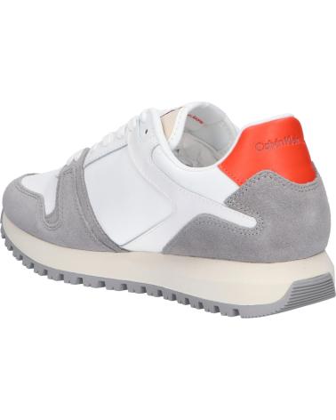 Scarpe sport per Uomo CALVIN KLEIN YM0YM00744 TOOTHY RUN 0K5 CREAMY WHITE-BRIGHTWHITE-OYSTER