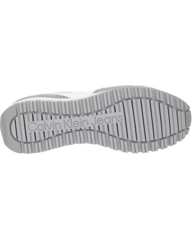 Scarpe sport per Uomo CALVIN KLEIN YM0YM00744 TOOTHY RUN 0K5 CREAMY WHITE-BRIGHTWHITE-OYSTER