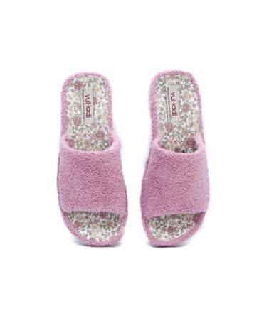 VUL-LADI 'CUNA MAQUILLAJE' TOWEL SLIPPERS PINK MAQUILLAJE