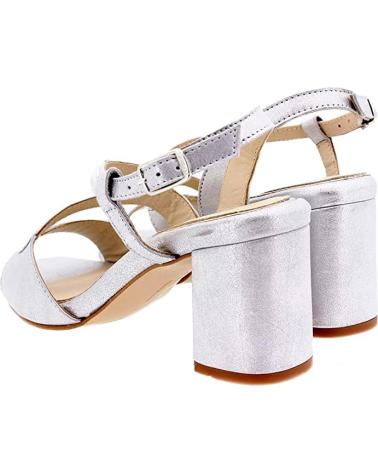 Sandalias de Mujer PIESANTO SANDALIA TACON 5 CM PLATEADO