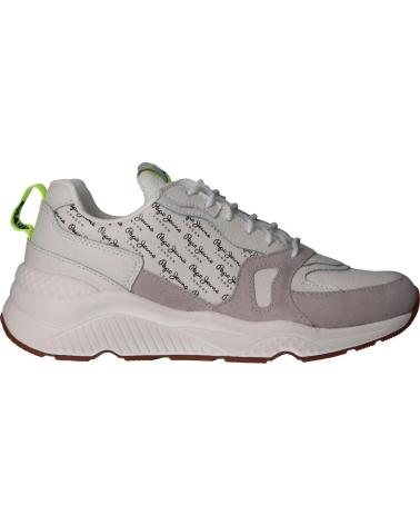 Zapatillas deporte de Mujer PEPE JEANS PLS30974 HARLOW 800 WHITE