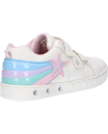 Sapatilhas de Menina GEOX J028WC 0ASAJ J SKYLIN C1000 WHITE