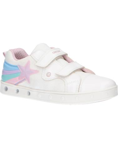 Sapatilhas de Menina GEOX J028WC 0ASAJ J SKYLIN C1000 WHITE