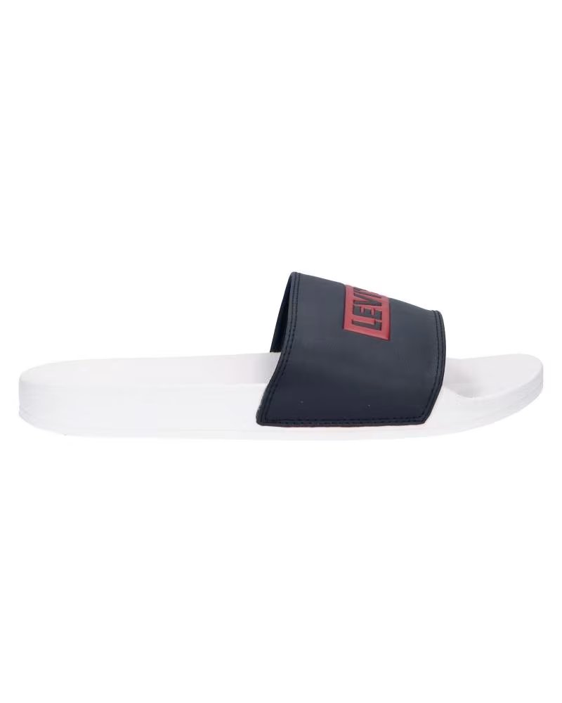 CHINELOS LEVIS 231761 JUNE BABYTAB PRETO E BRANCO 51 REGULAR WHITE